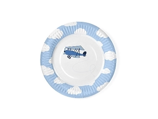 Kék repülős tányér 18 cm, 6 db/cs