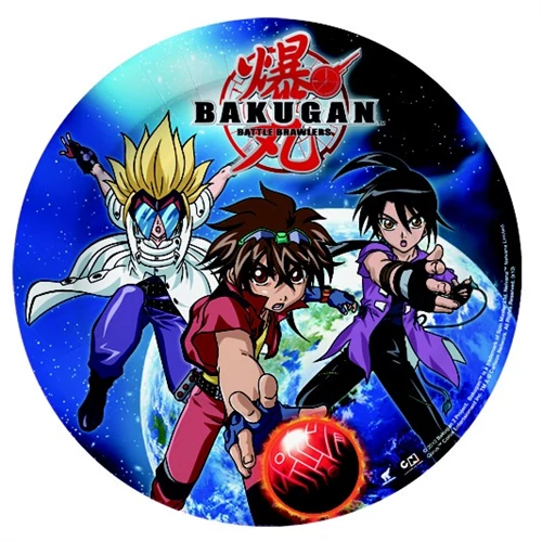 Bakugan tányer 23 cm 10 db/cs