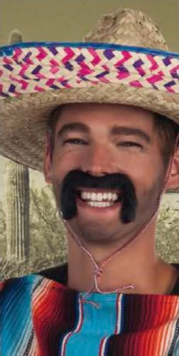 Fekete muchacho bajusz