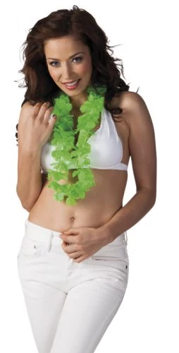 Zöld hawaii nyakfüzér