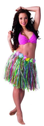Színes Hawaii szoknya 45 cm