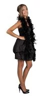 Fekete boa 50 g, 180 cm