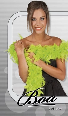 Lime zöld boa 180 cm