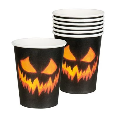 Halloween tökös pohár 6db/cs