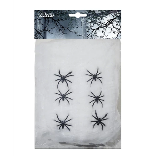 Pókháló 100g-os, 6 pókkal
