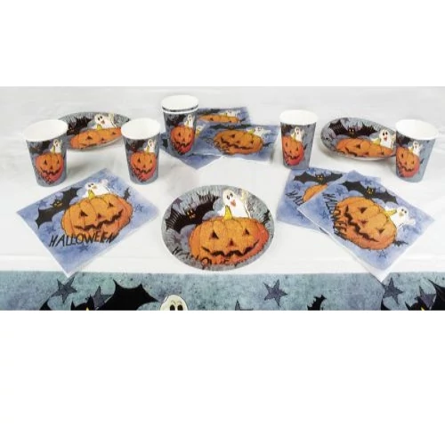 Halloween asztali szett 19 db/szett (SZÉPSÉGHIBÁS)