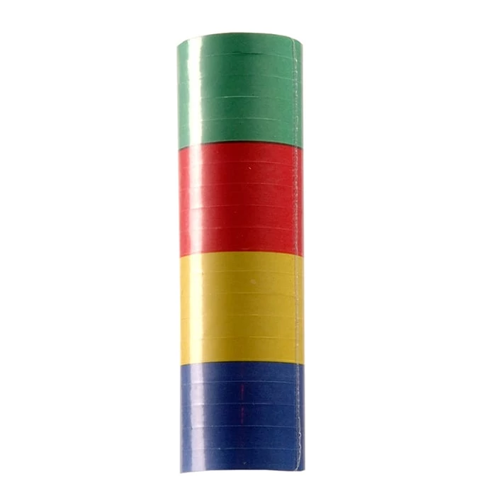 4 színű szerpentin - 4 m