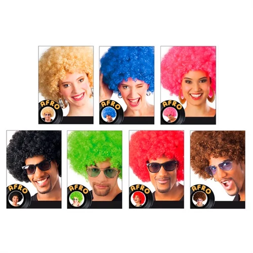 Afro paróka több színben