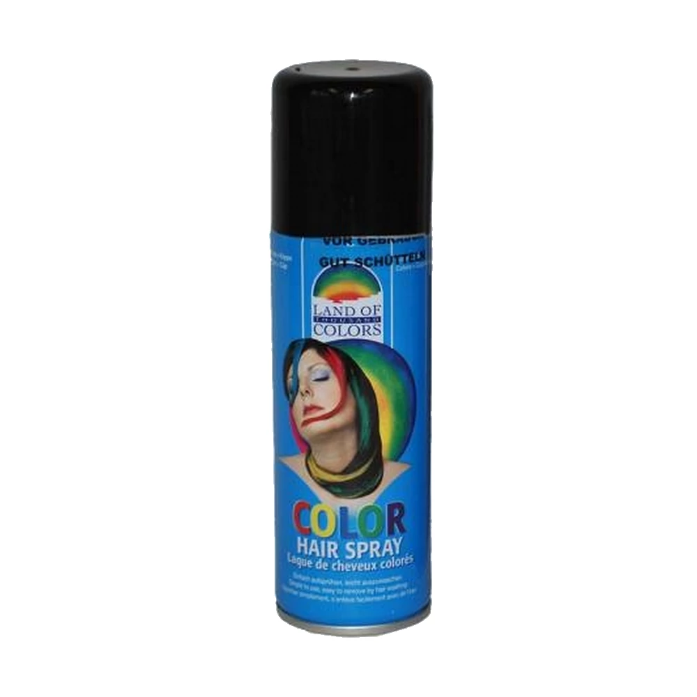 Fekete hajspray - 111 ml