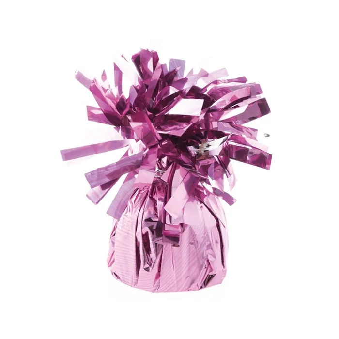 Pink fóliás lufisúly, 10 cm