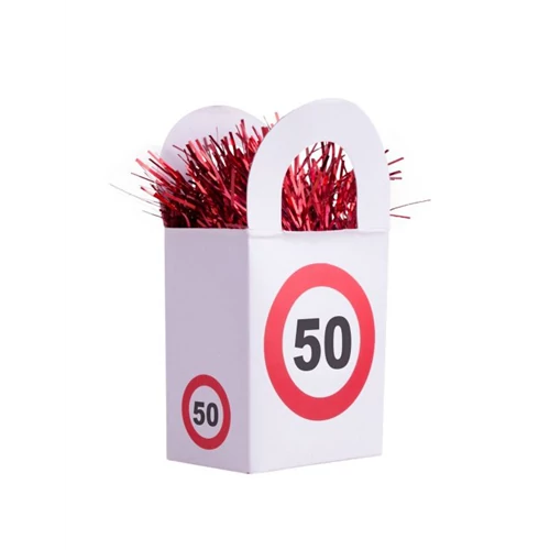Behajtani tilos lufisúly 50. születésnapra