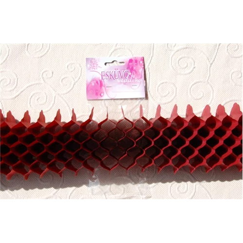 Bordó boa girland 300x14,5x8,5 cm