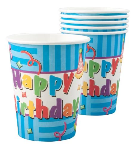 Happy Birthday pohár 200 ml 6 db/cs.