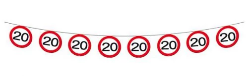 Lepd át a határt' girland 20.születesnapra 12 m