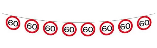 Lépd át a határt' girland 60.születésnapra 12 m