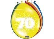 Számos gumi lufi 70, lógatható 8 db/cs.