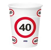 Lépd át a határt pohár 40. születésnapra 350 ml 8 db/cs.