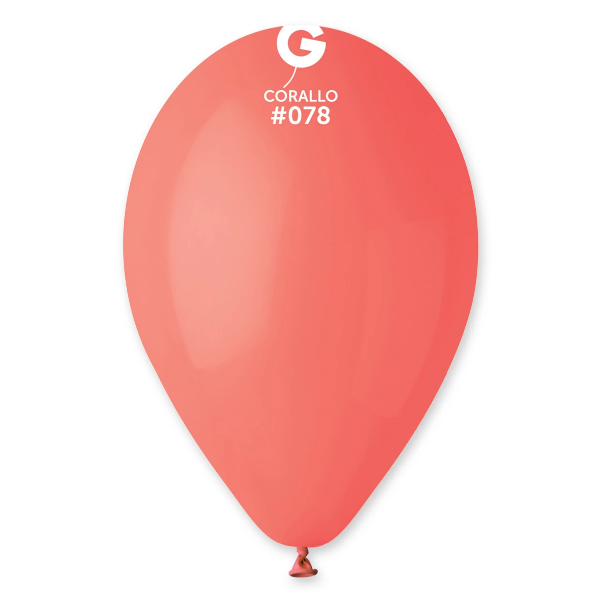 33 cm-es korall gumi léggömb - 10 db / csomag