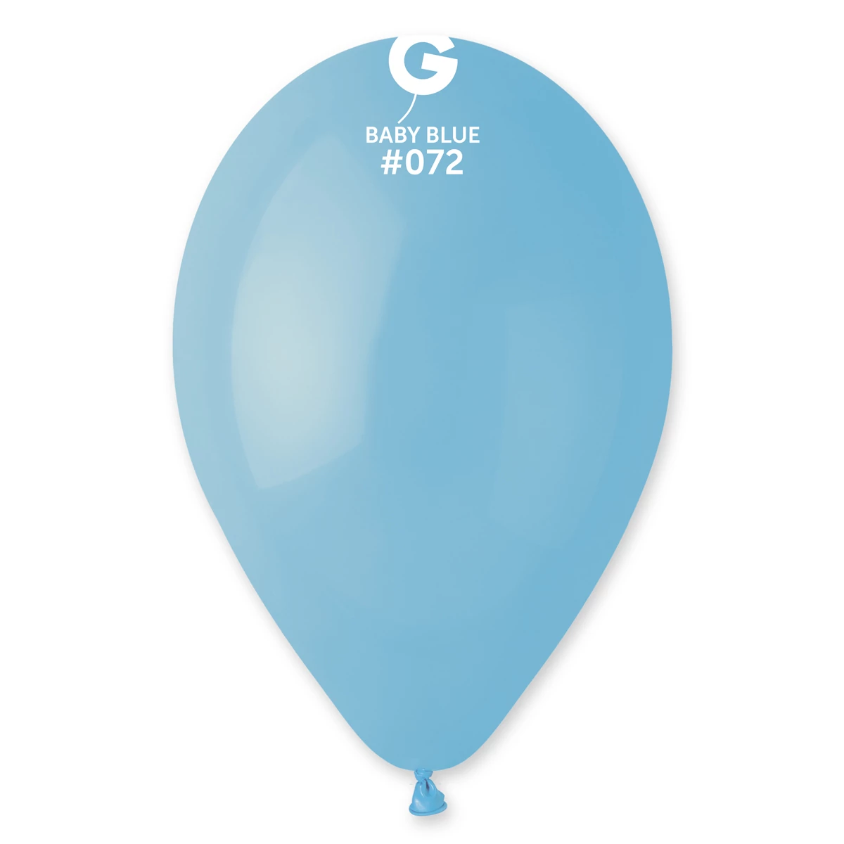 33 cm-es babakék gumi léggömb - 10 db / csomag