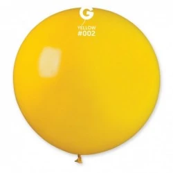 100 cm-es citromsárga gumi léggömb