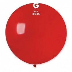 100 cm-es piros gumi léggömb
