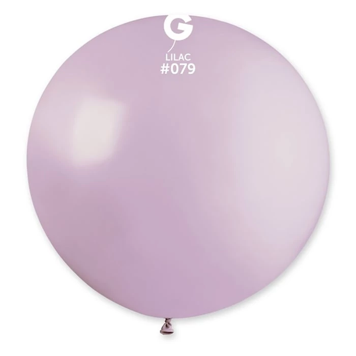 100 cm-es halványlila léggömb 1 db/cs