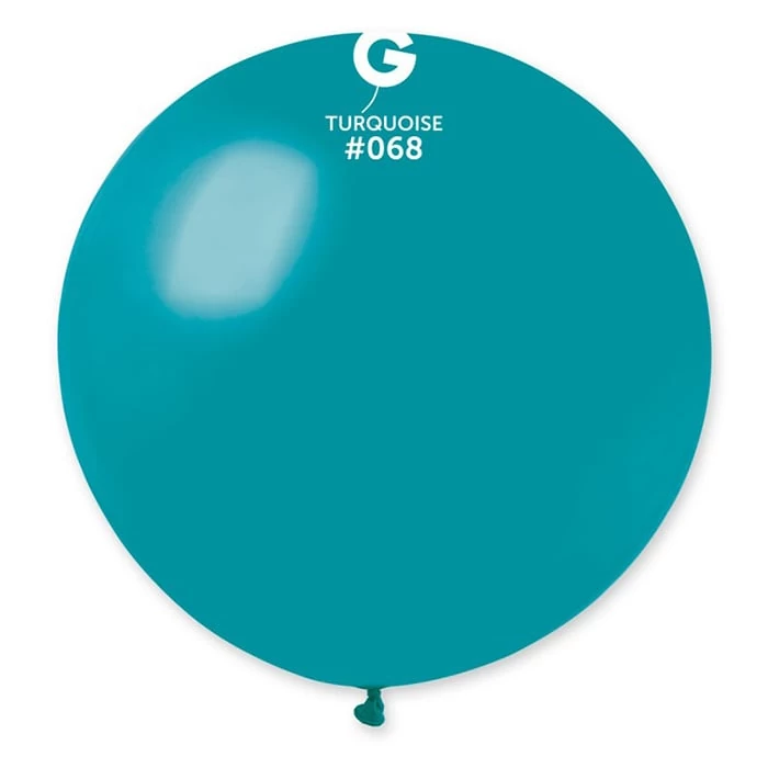 100 cm-es türkiz léggömb 1 db/cs