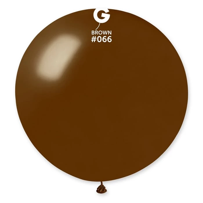 100 cm-es metál barna léggömb 1 db/cs