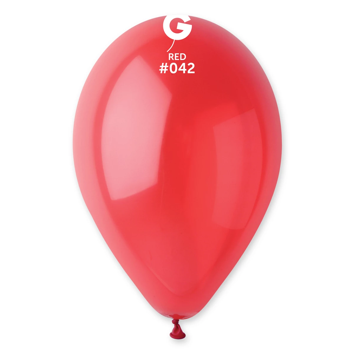 33 cm-es halványpiros gumi léggömb - 10 db / csomag