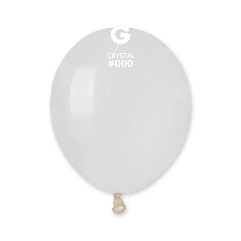 13 cm-es átlátszó gumi léggömb - 100 db / csomag