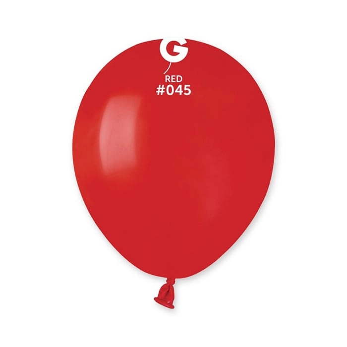 13 cm-es piros gumi léggömb - 100 db / csomag