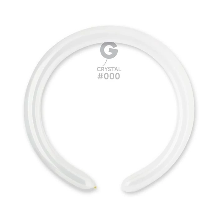 Modellező átlátszó D4-es gumi léggömb - 100 db / csomag