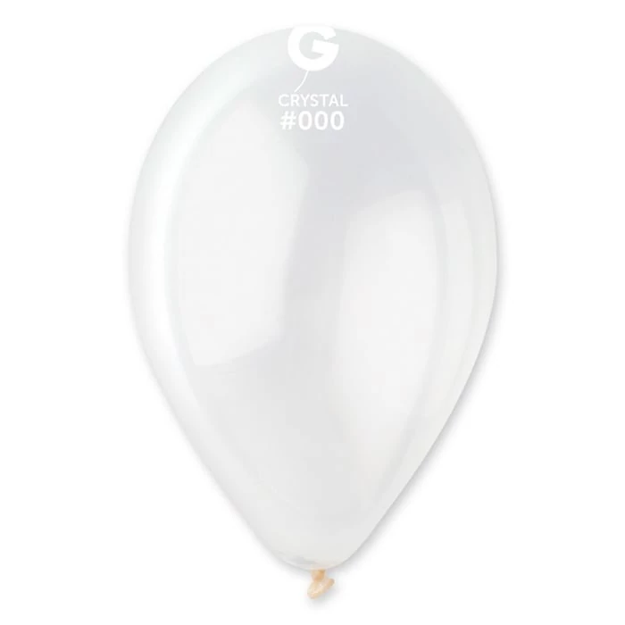 30 cm-es átlátszó gumi léggömb - 100 db / csomag
