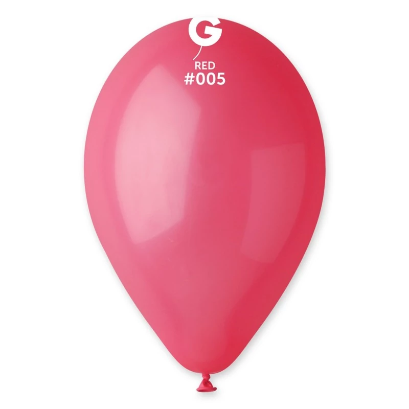 30 cm-es piros gumi léggömb - 100 db / csomag