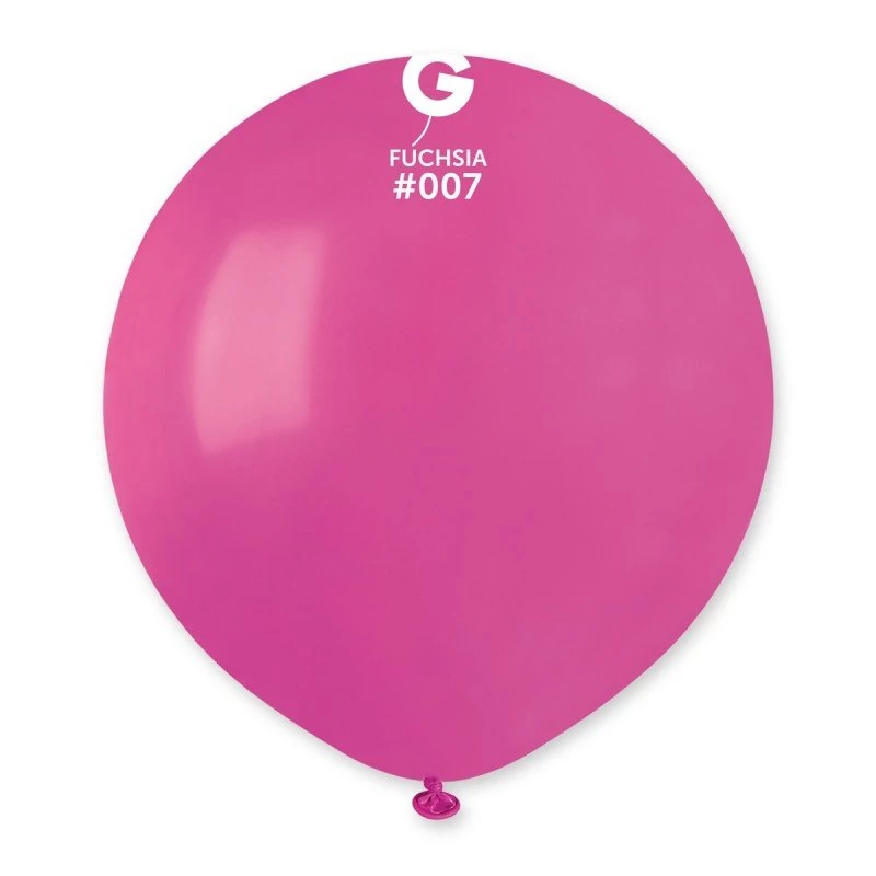 48 cm-es fukszia gumi léggömb - 50 db / csomag