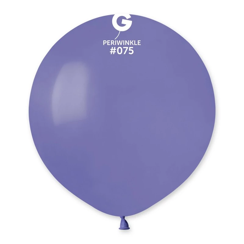 48 cm-es kékeslila gumi léggömb - 50 db / csomag
