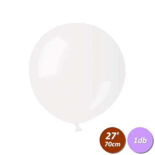 70 cm-es átlátszó gumi léggömb