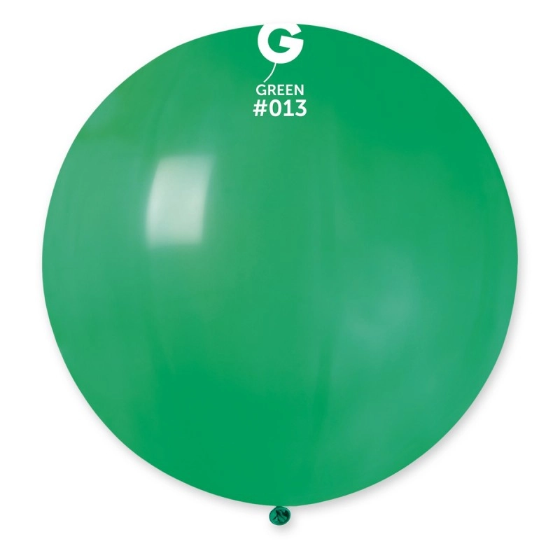 70 cm-es zöld gumi léggömb
