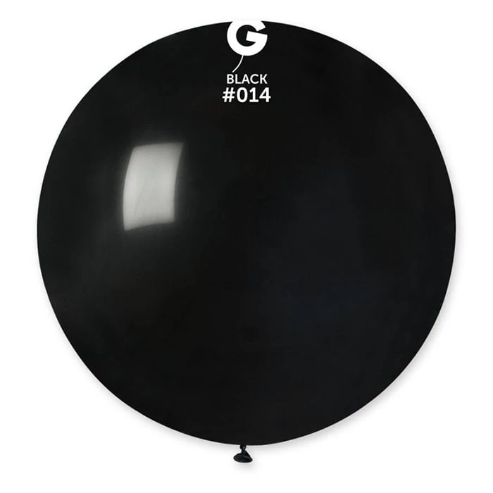 70 cm-es fekete gumi léggömb