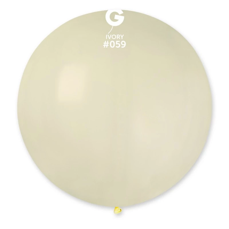 70 cm-es ivory gumi léggömb
