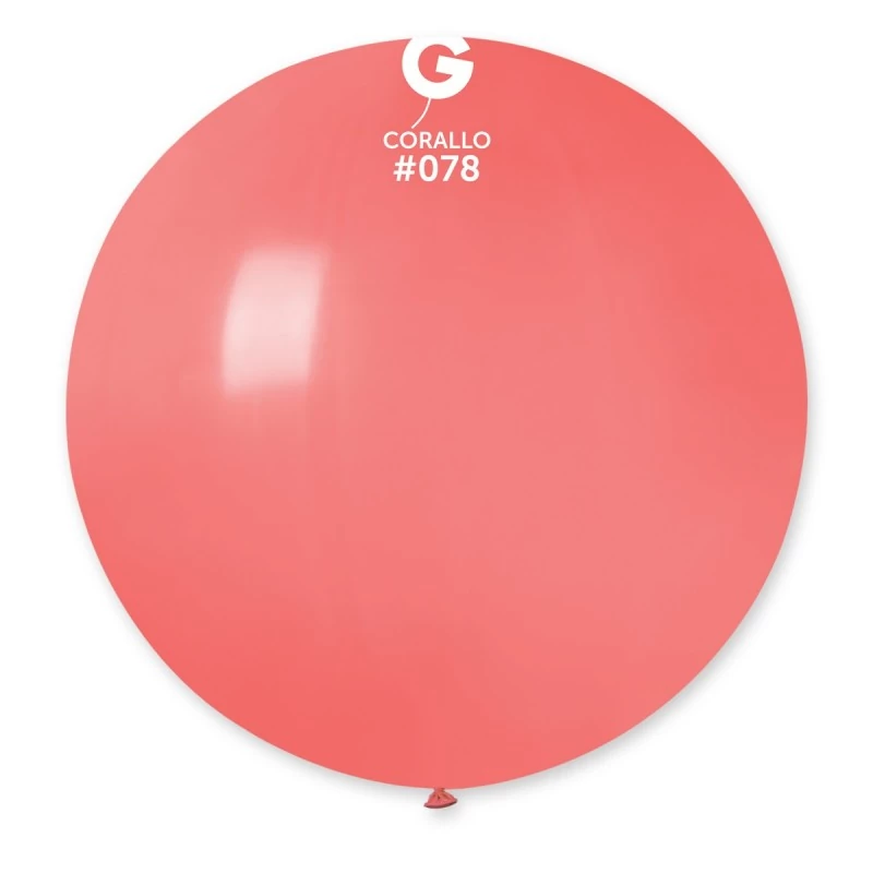70 cm-es korall gumi léggömb