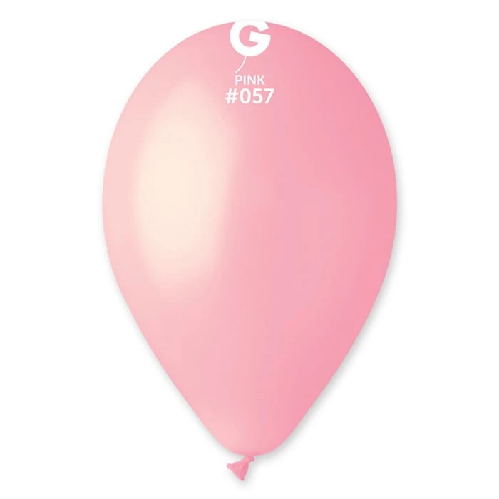 26 cm-es pink gumi léggömb - 100 db / csomag