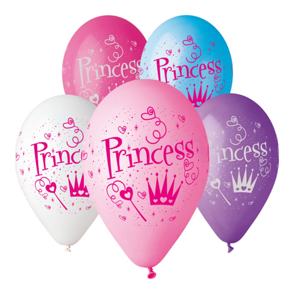 30 cm-es Princess gumi léggömb - 100 db / csomag