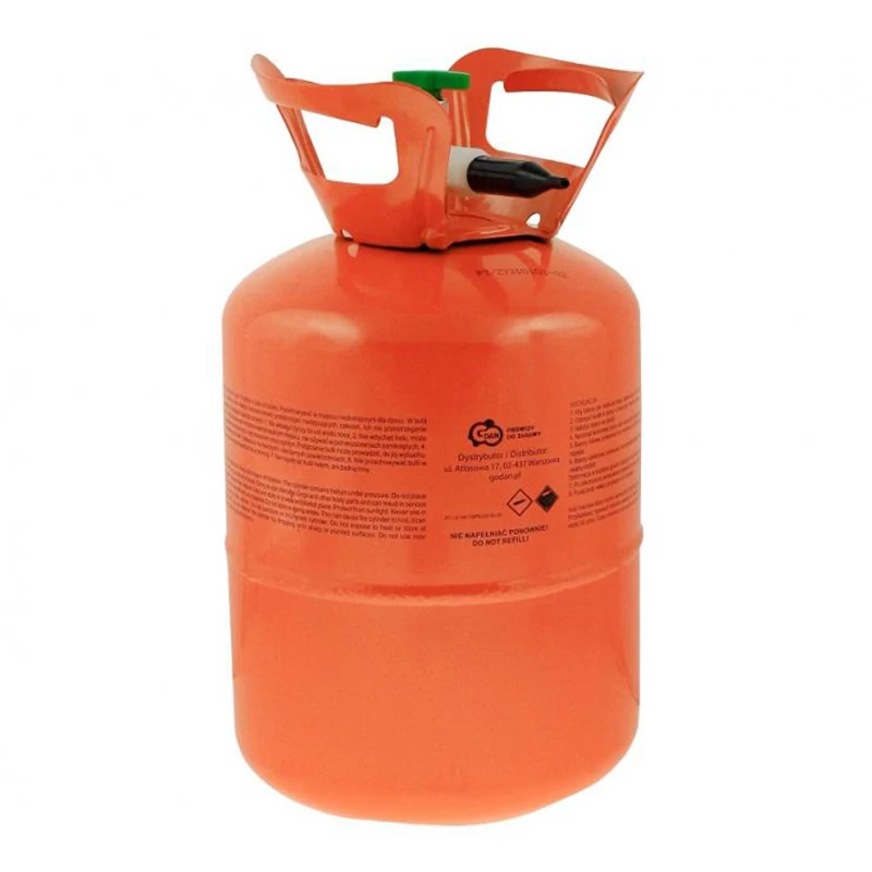 Eldobható hélium palack 30 db, 23 cm-es lufihoz