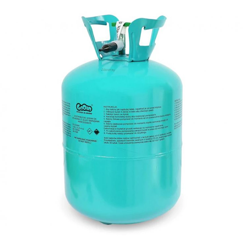 Eldobható hélium palack 50 db, 23 cm-es lufihoz