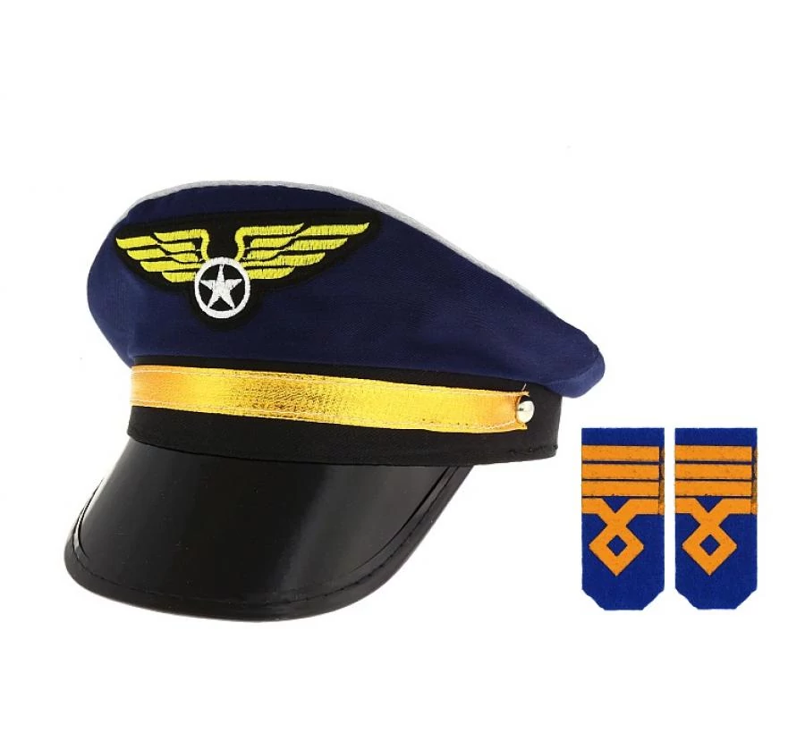 Pilóta kalap vállappal