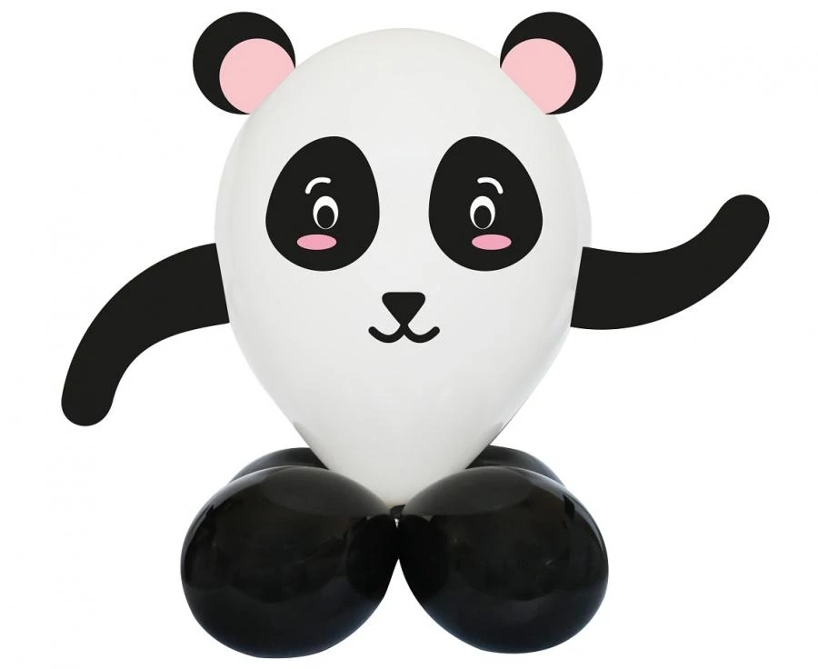 Csináld magad összeállítható állatos lufiszett - Panda