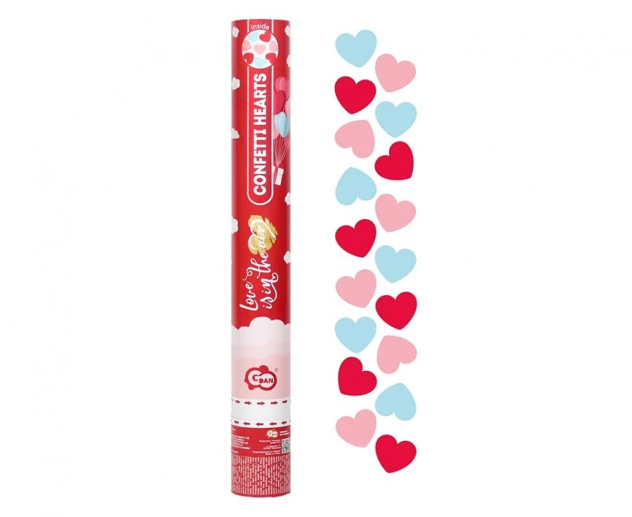 Konfetti ágyú Love is in the air 40 cm