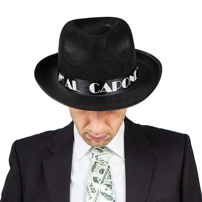 Al Capone kalap fekete