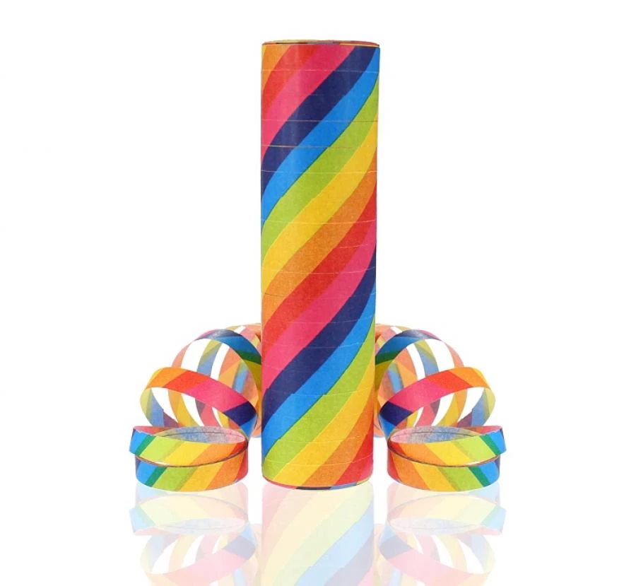 Szivárványos szerpentin - 4 m, 18 csík
